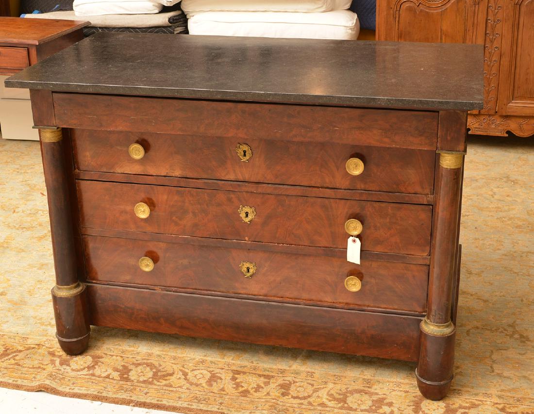 French Empire marble top commode (1 of 10)
