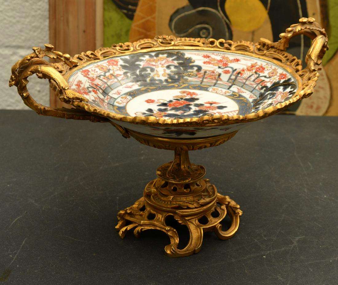 Bronze mounted Imari porcelain centerpiece (1 of 6)