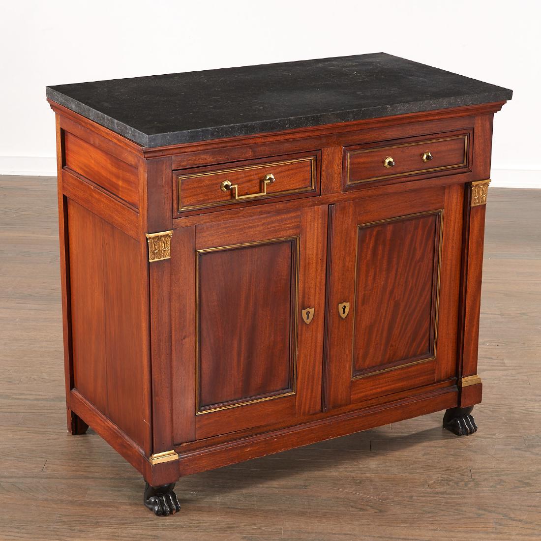 Regency style mahogany cabinet (1 of 9)