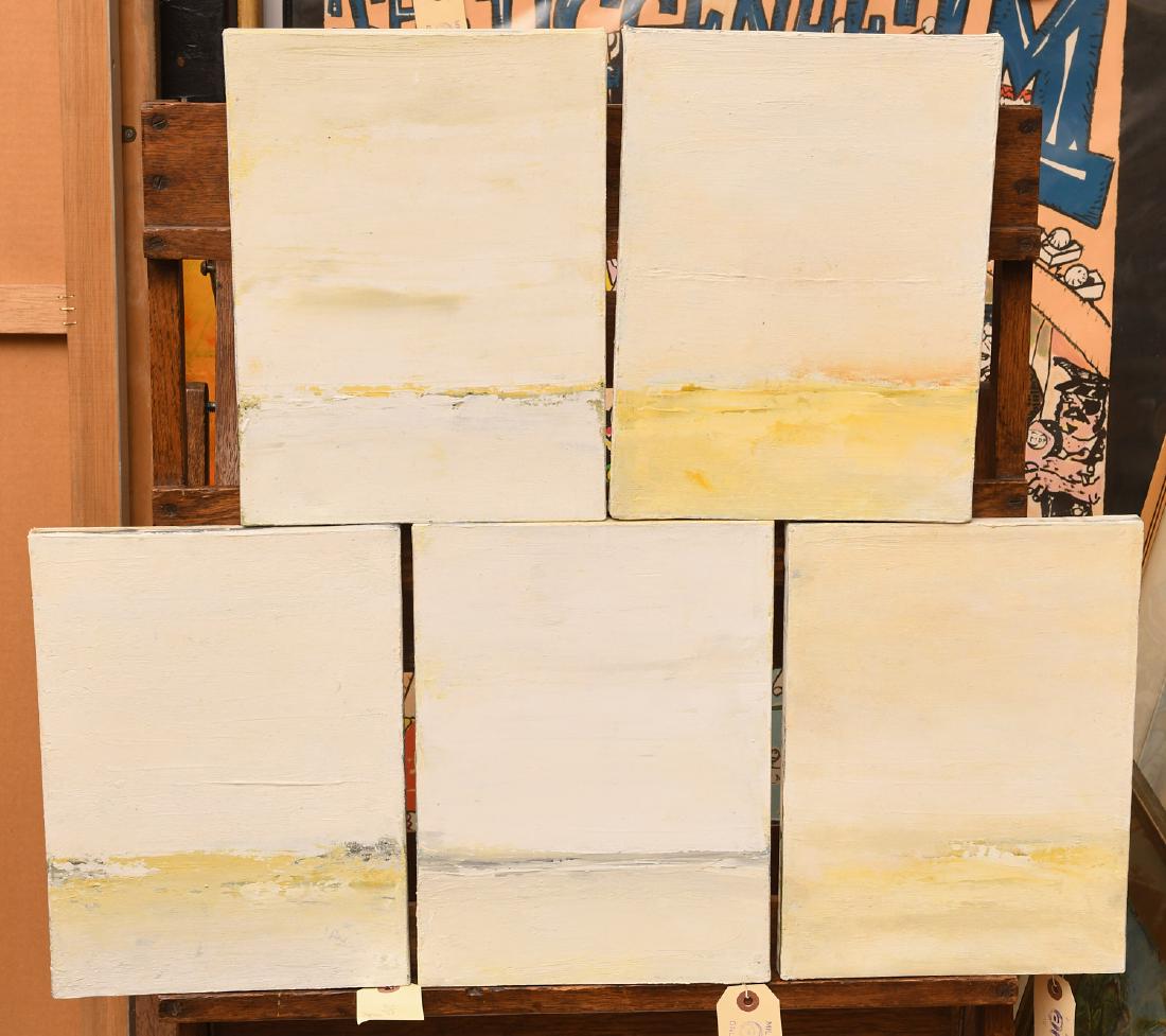 Luc Leestemaker, set (5) paintings (1 of 7)