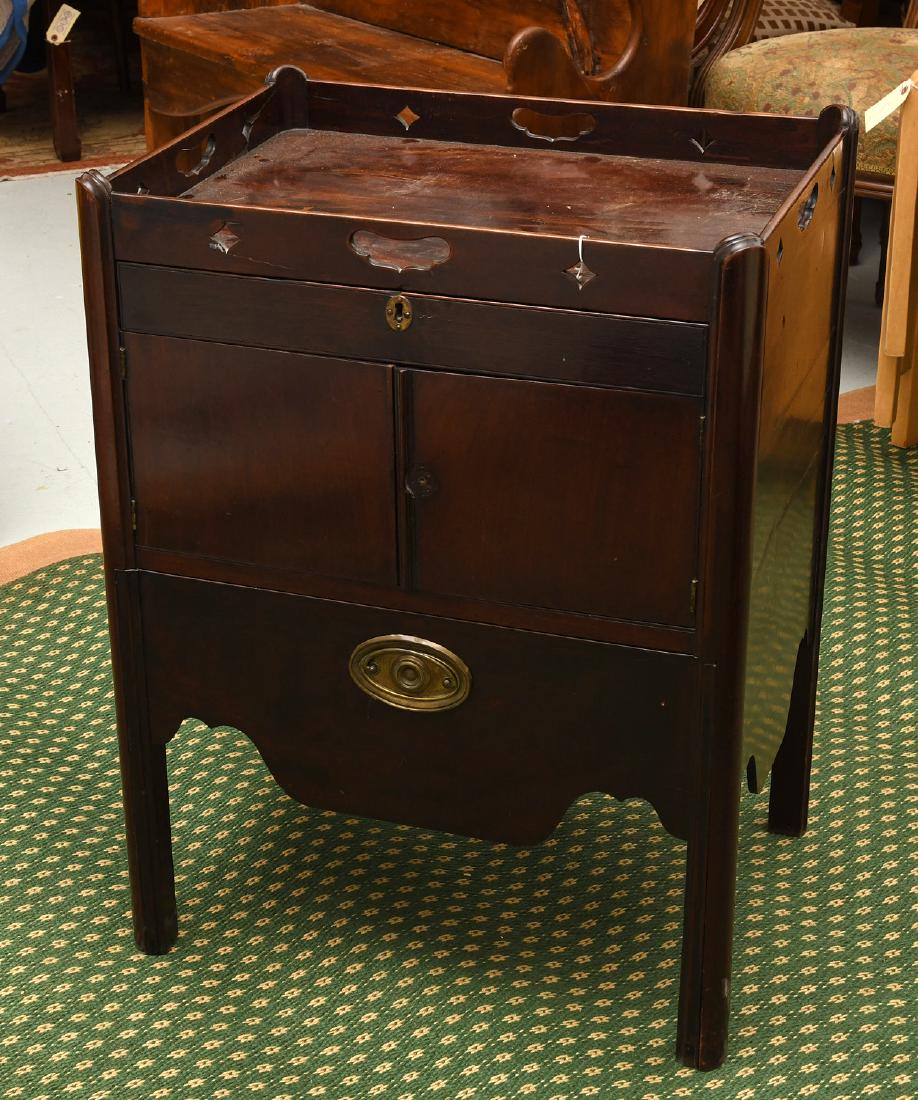 George III mahogany bedside commode (1 of 10)
