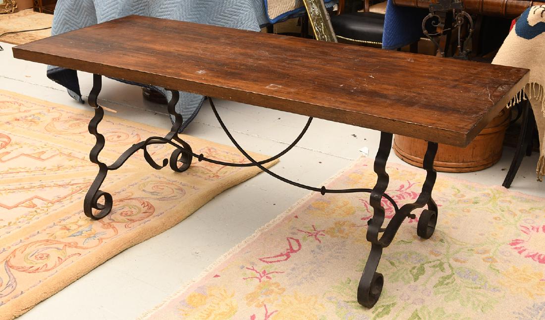 Spanish Baroque style trestle table (1 of 6)