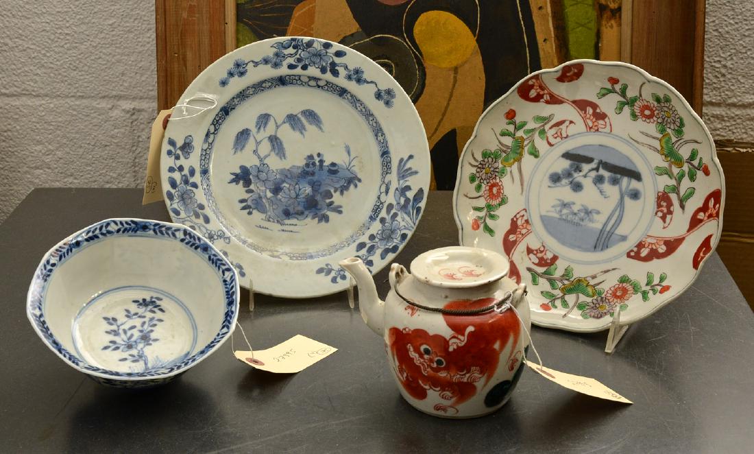 Group (4) old Chinese porcelains (1 of 10)