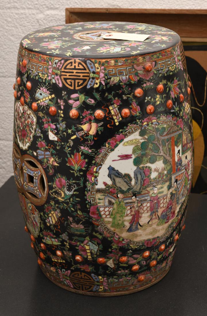 Famille Noir garden seat (1 of 9)