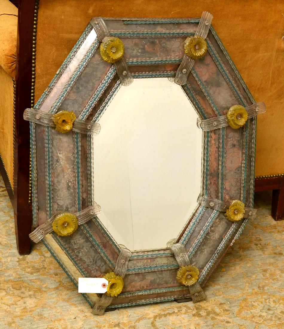 Vintage Venetian glass wall mirror (1 of 8)