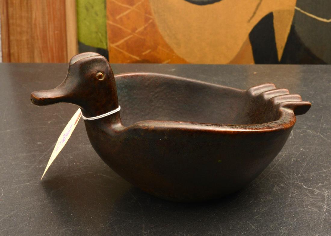 Italian ceramic bird-shaped bowl (1 of 6)