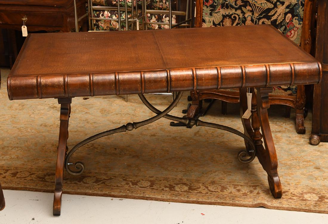 Theodore Alexander faux book writing desk (1 of 10)