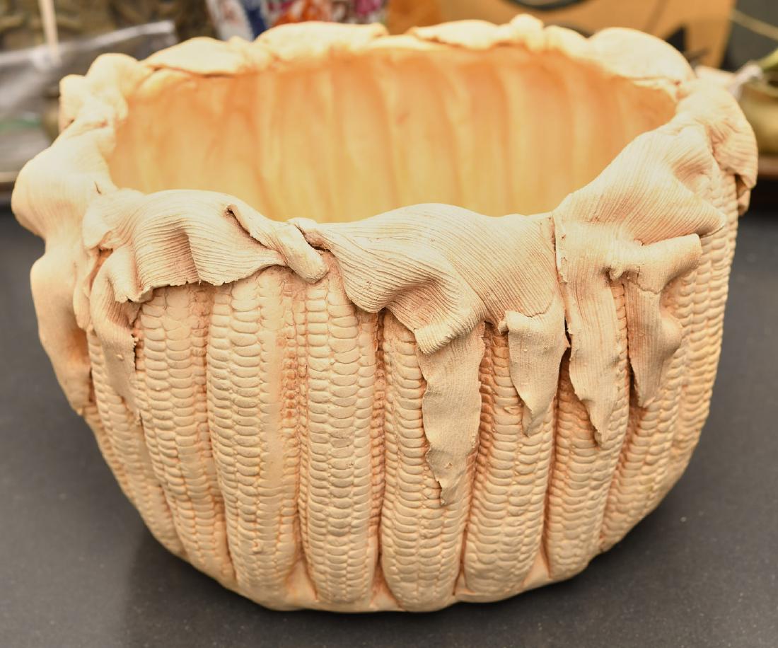 Tewahima studio pottery, corn design bowl (1 of 7)