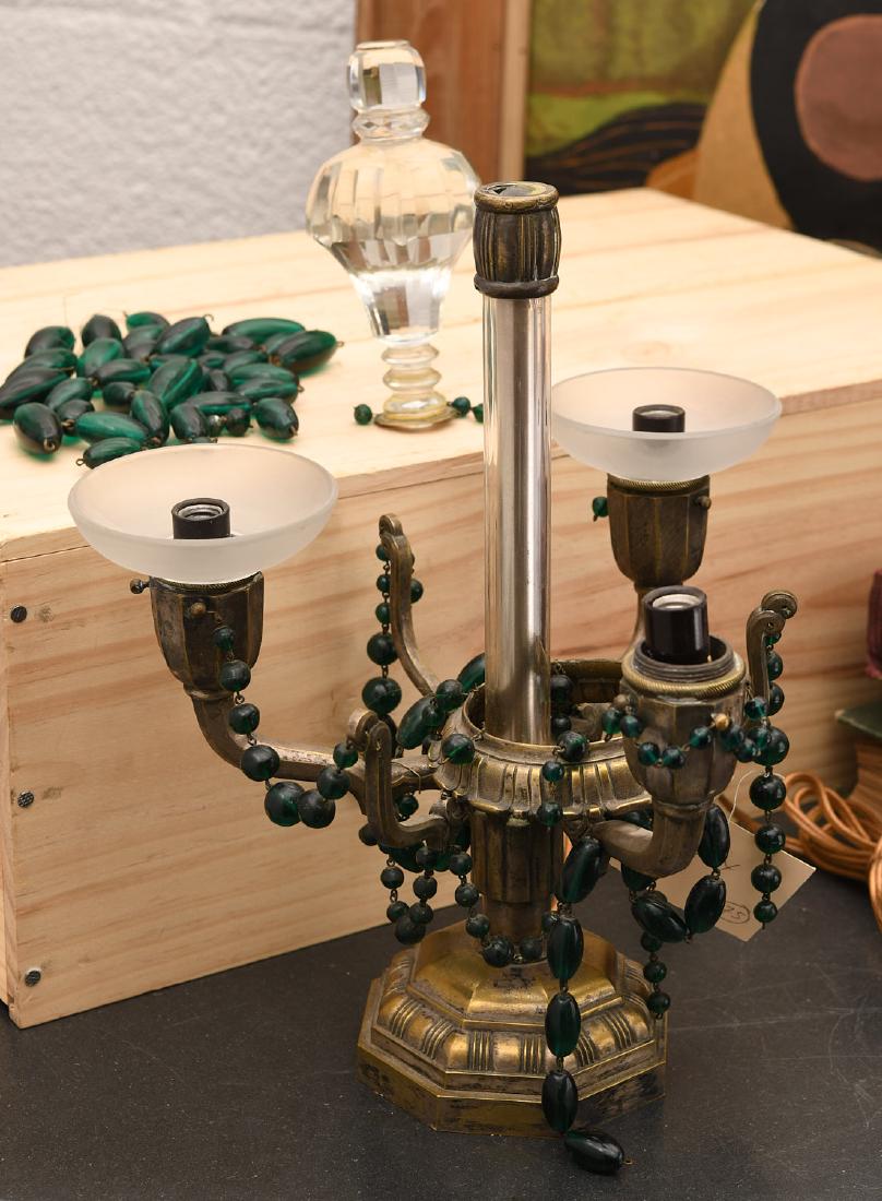 M. Paignant Art Deco candelabrum lamp (1 of 8)