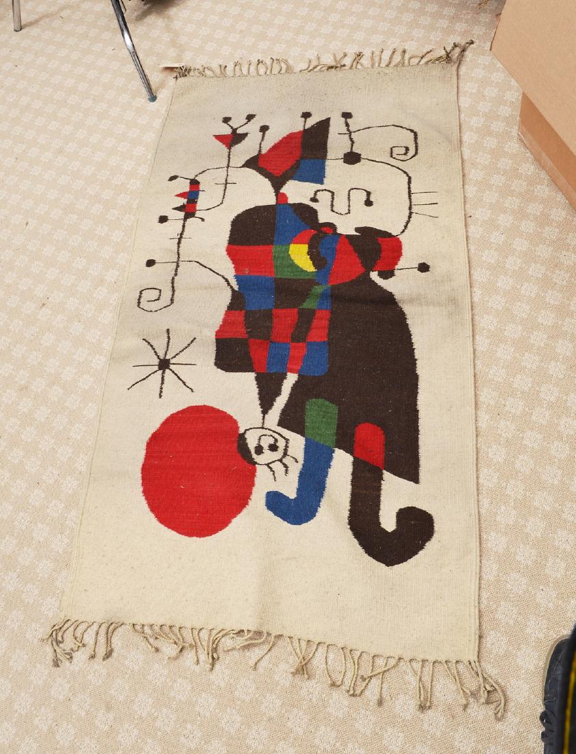 After Joan Miro wool tapestry (1 of 9)