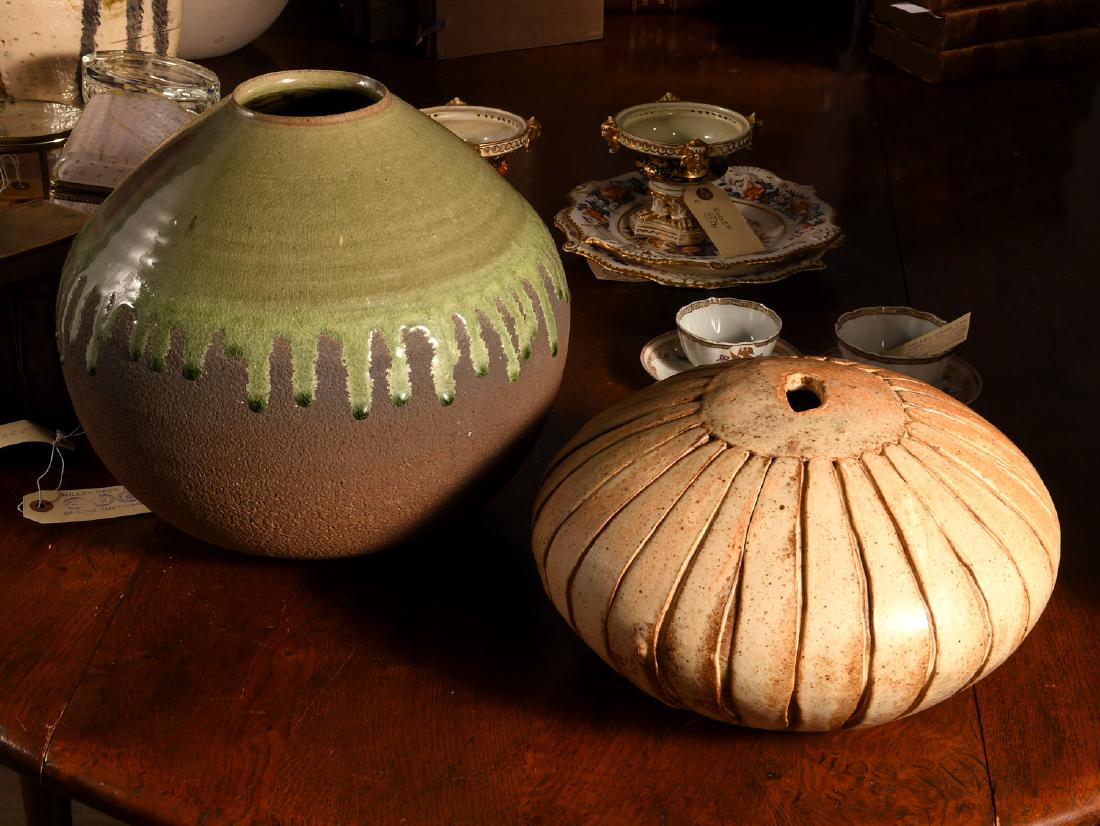 (2) nice Studio pottery vessels (1 of 7)