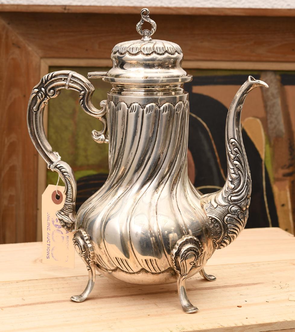 Mexican sterling silver coffee pot (1 of 8)