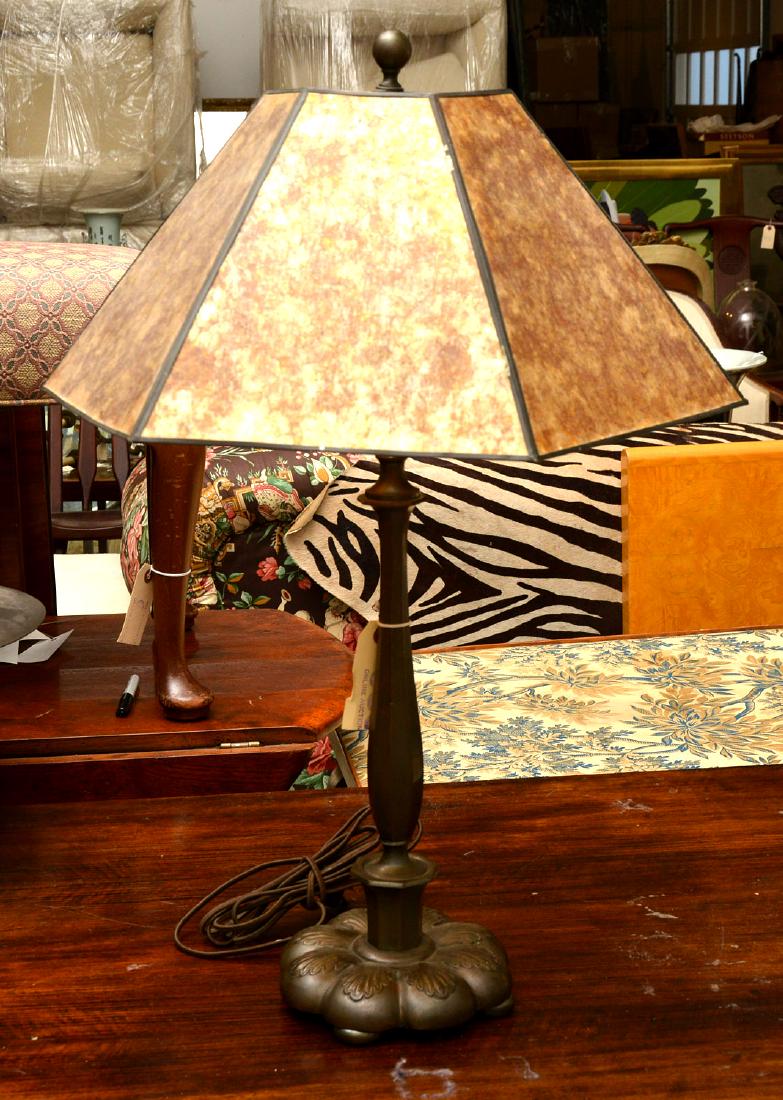 Attrib. to Just Andersen, bronze table lamp (1 of 5)