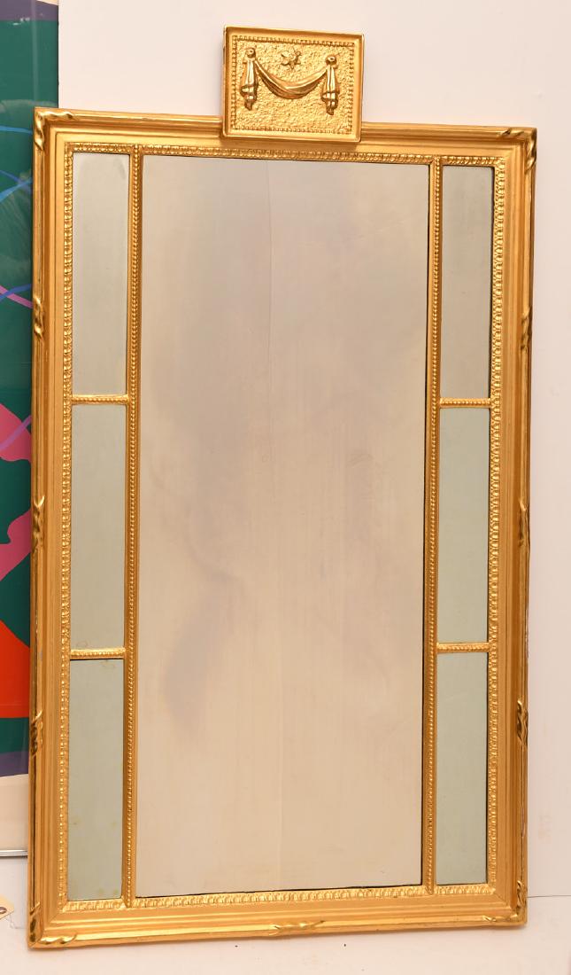 Neo-Classical style giltwood wall mirror (1 of 6)