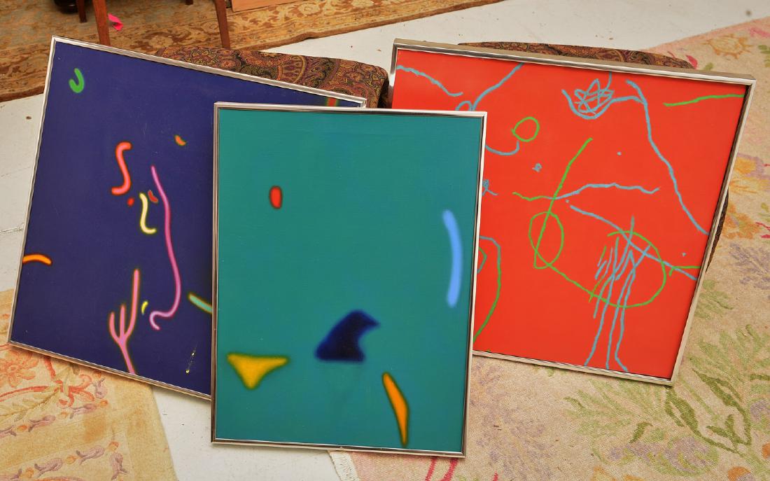 Nichols, (3) paintings (1 of 8)