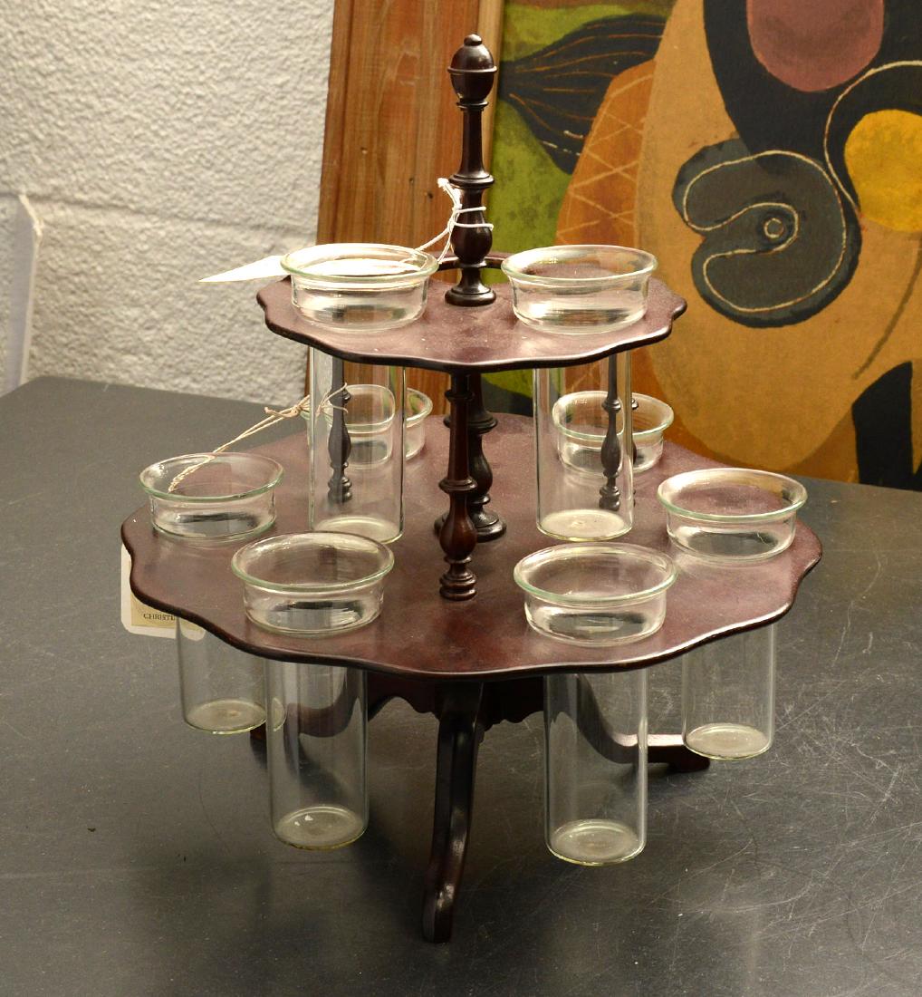 English mahogany tulip stand (1 of 8)