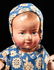 Vintage French mechanical swimming doll - 2