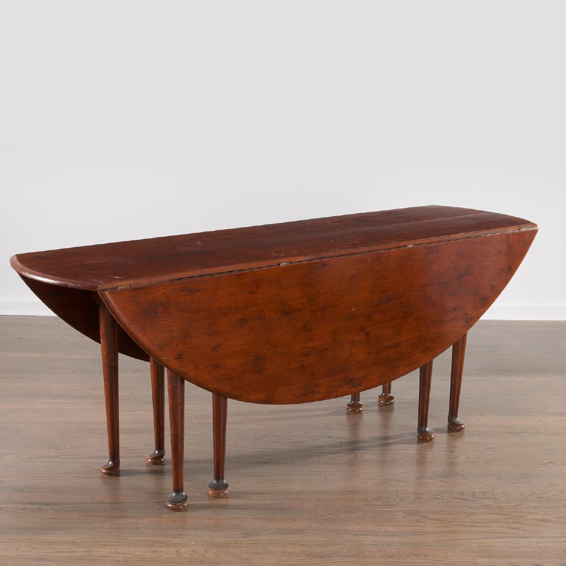 George II style drop leaf hunt table (1 of 7)