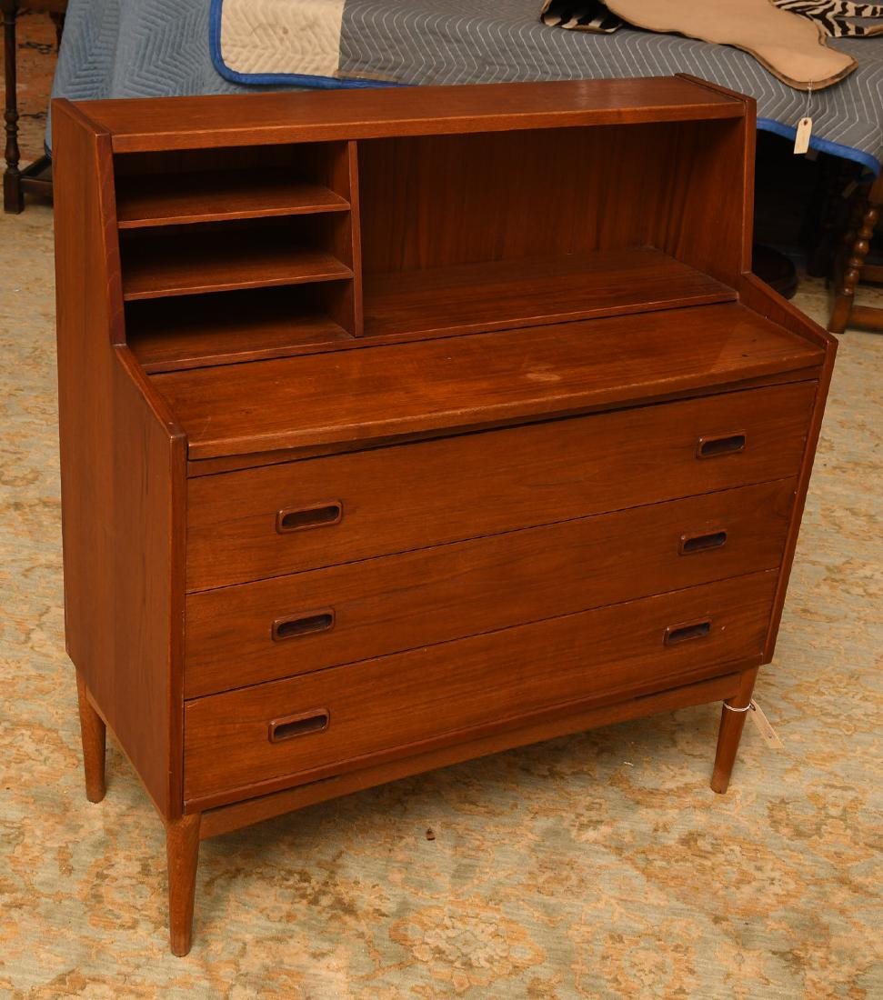 Danish Modern teak secretary bureau (1 of 8)