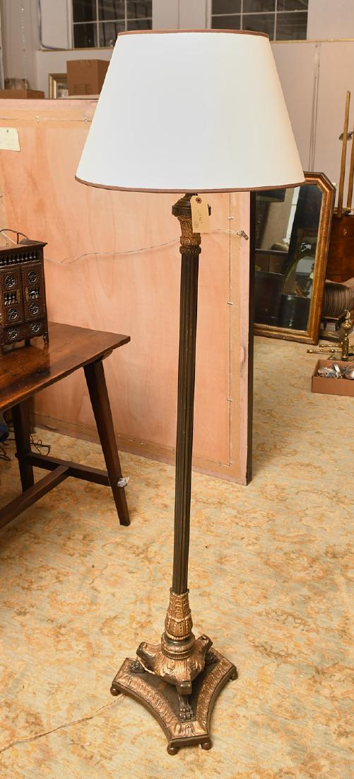 Nice Neo-Classical style gilt bronze floor lamp (1 of 6)