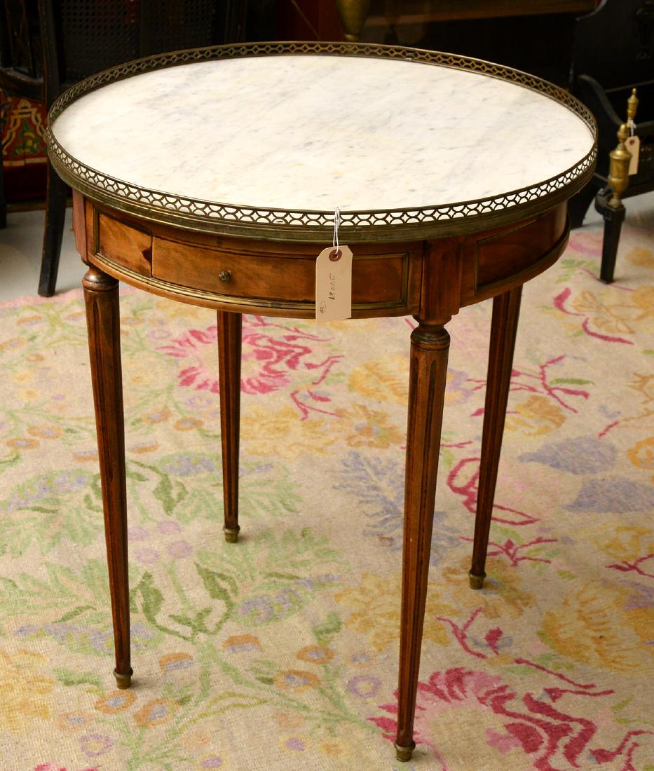 Antique Louis XVI style bouillotte table (1 of 8)