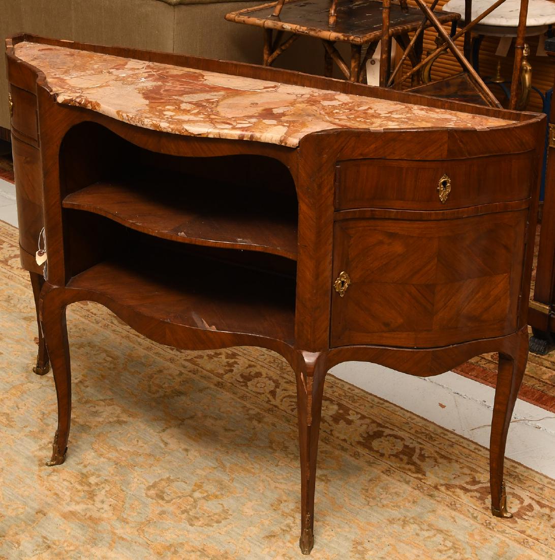 Louis XV marble top buffet (1 of 10)