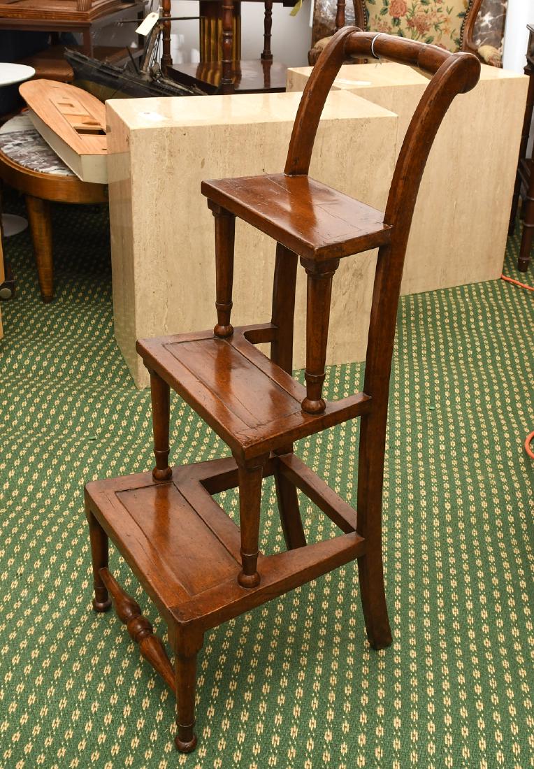 Victorian style turned library steps (1 of 8)