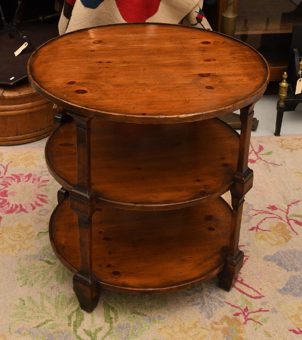 Acquisitions by Henredon three tier table (1 of 7)