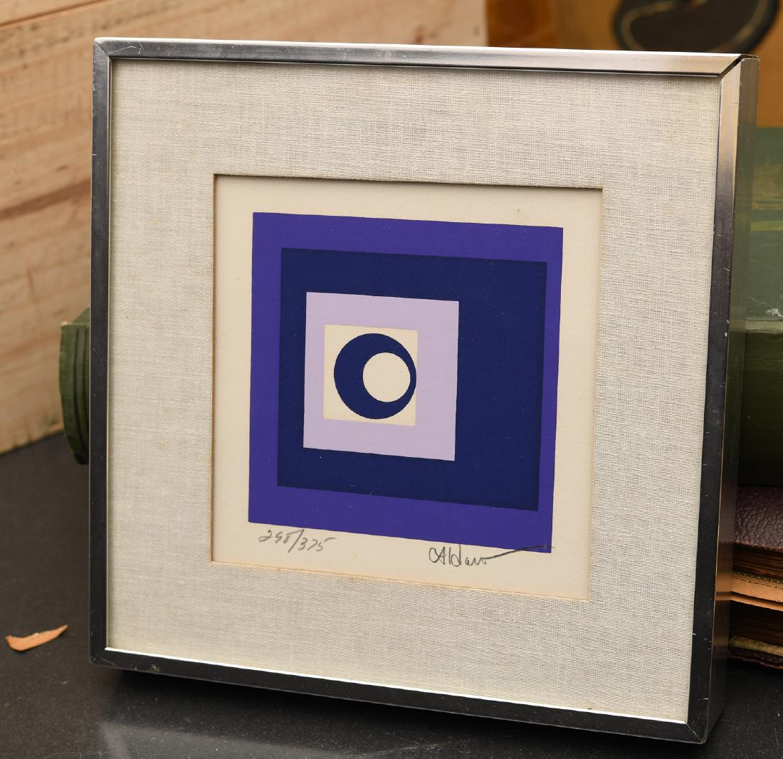 William Aldau, op-art serigraph (1 of 6)