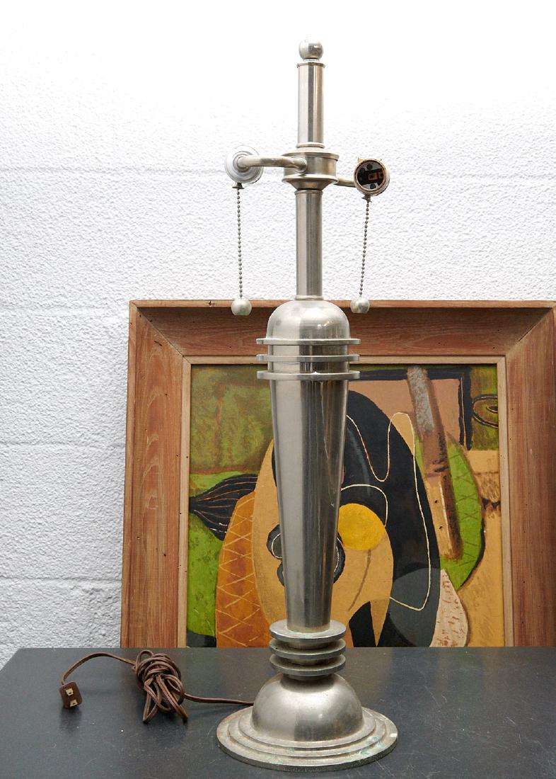 Mutual Sunset, Art Deco style chrome table lamp (1 of 8)