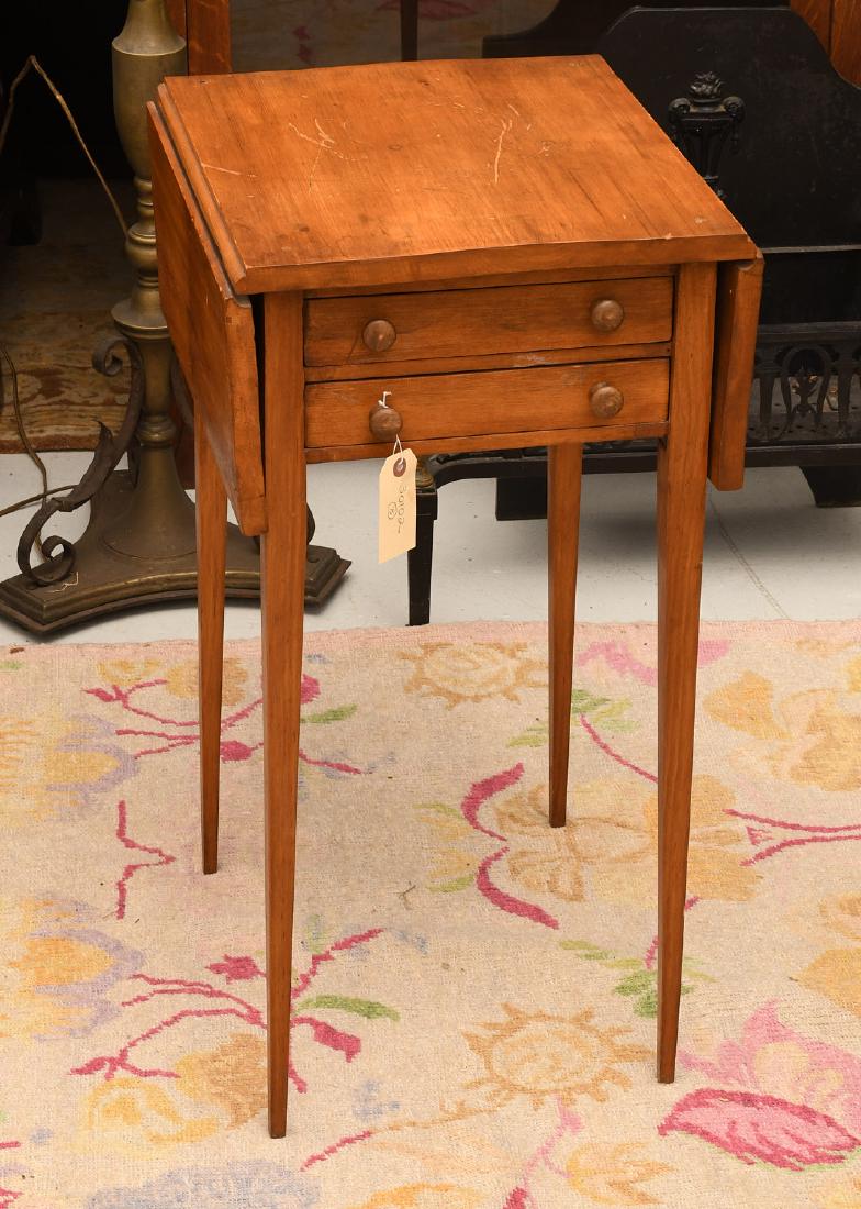 Sheraton style fruitwood pembroke table (1 of 6)