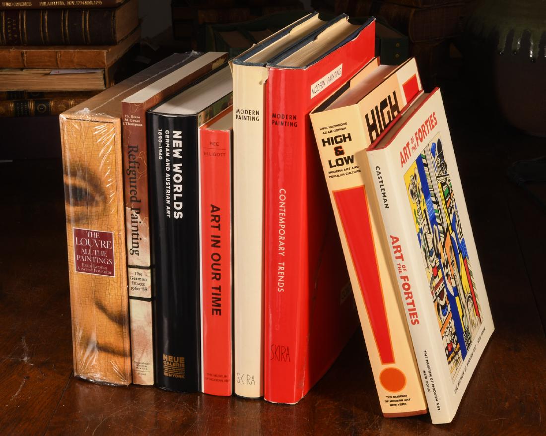 BOOKS: (8) Vols Contemporary Art & The Louvre (1 of 10)