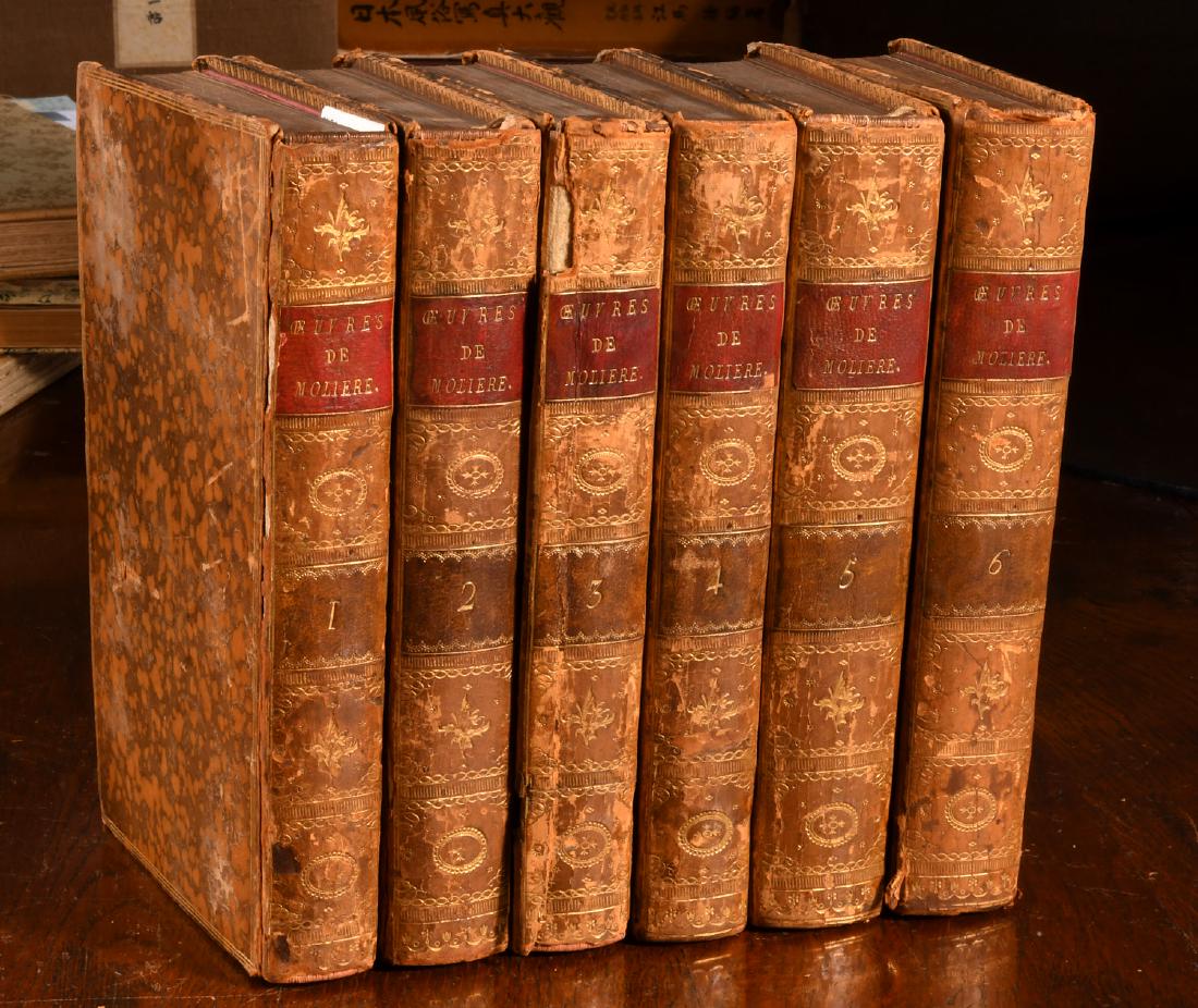 BOOKS: (6) Vols Works of Moliere 1788 French (1 of 7)