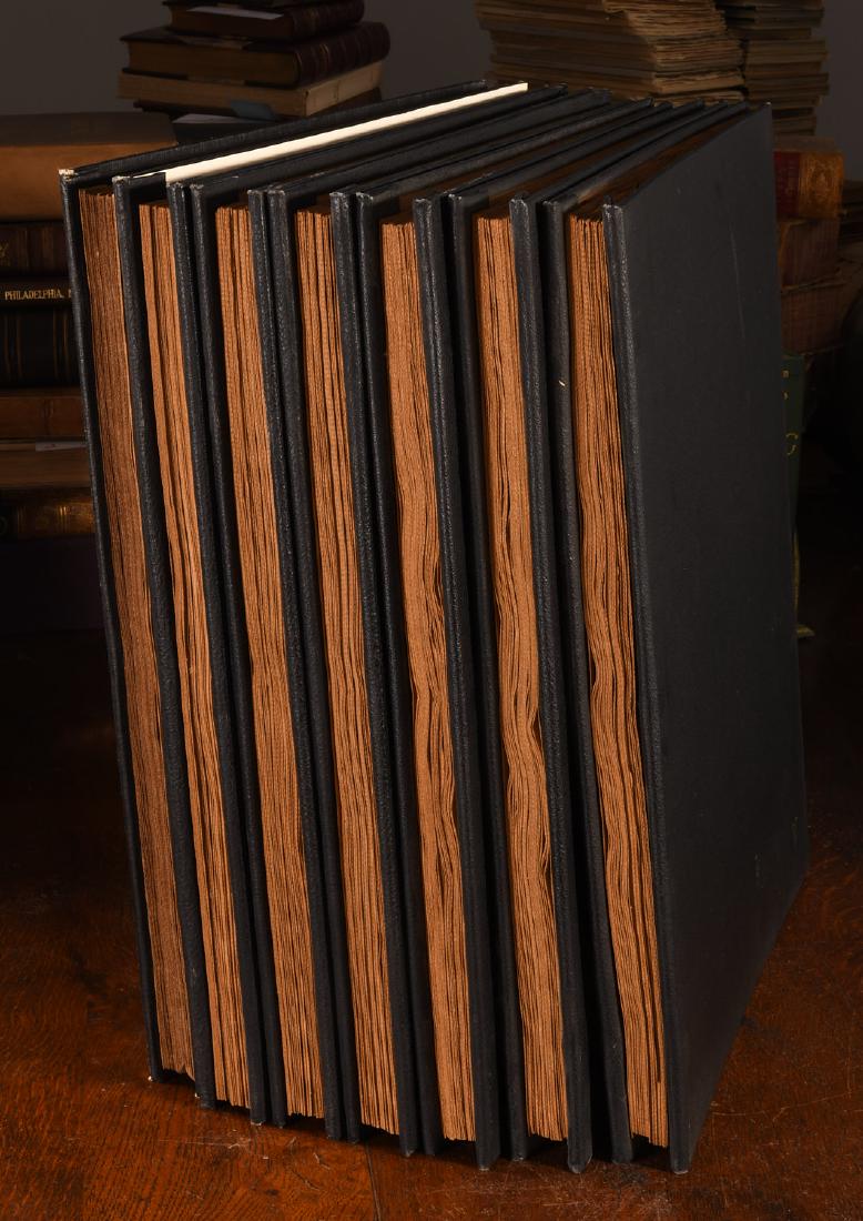 BOOKS: (7) Vols WWII Oversize Scrapbooks 1940-1946 (1 of 8)