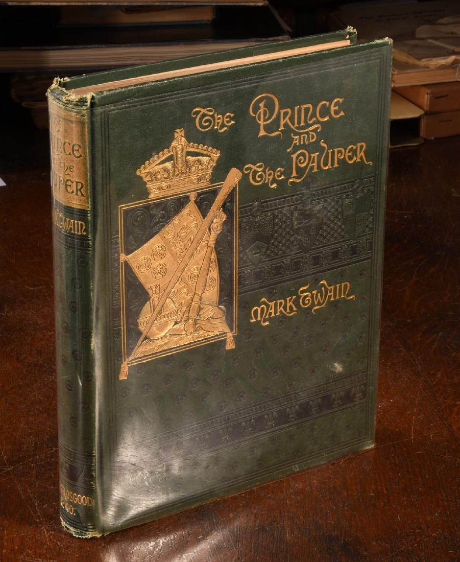 BOOKS: Twain 1882 Prince and the Pauper 1st Ed (1 of 7)