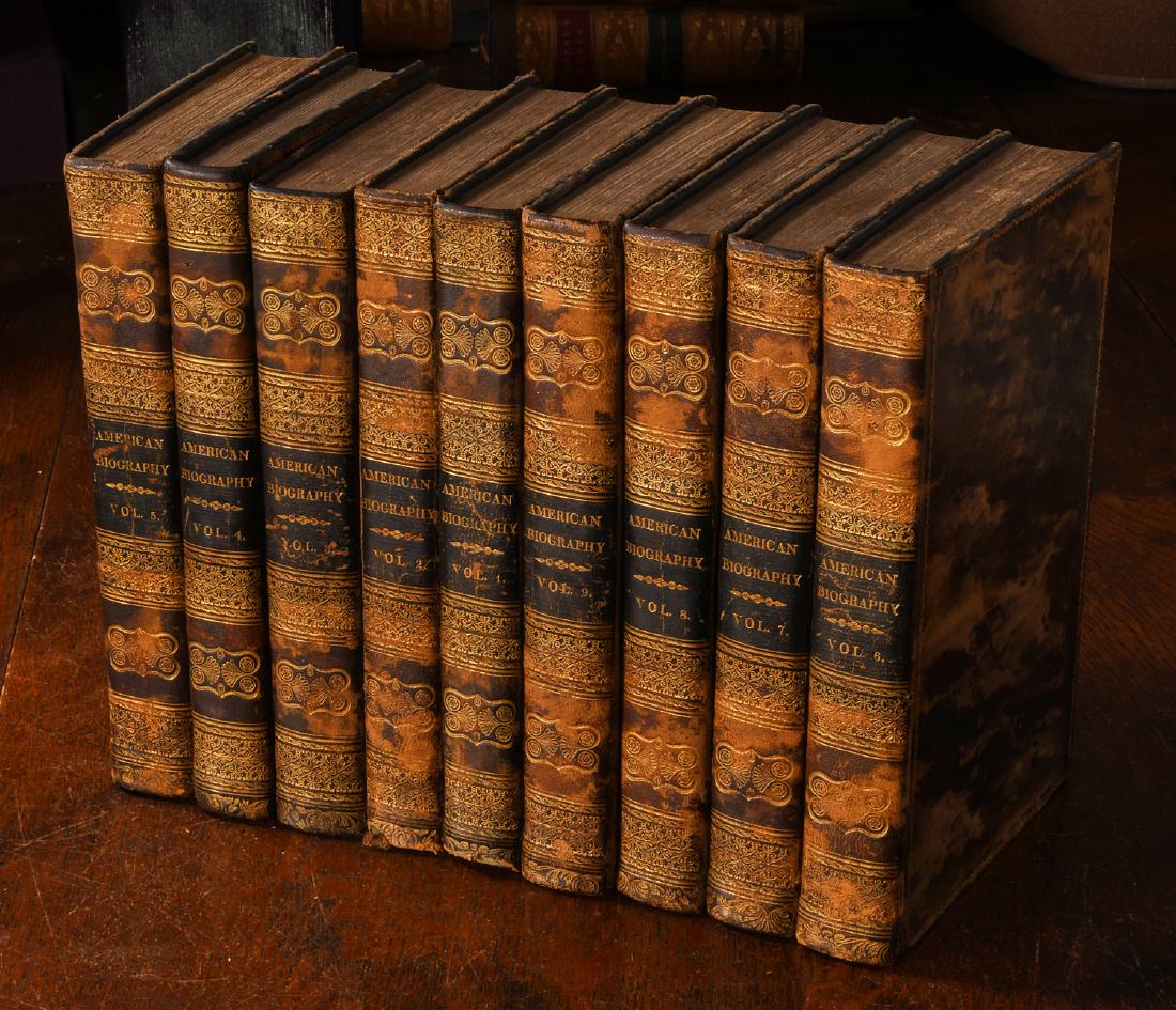 BOOKS: (9) Vols 1820 Signers of the Declaration (1 of 10)