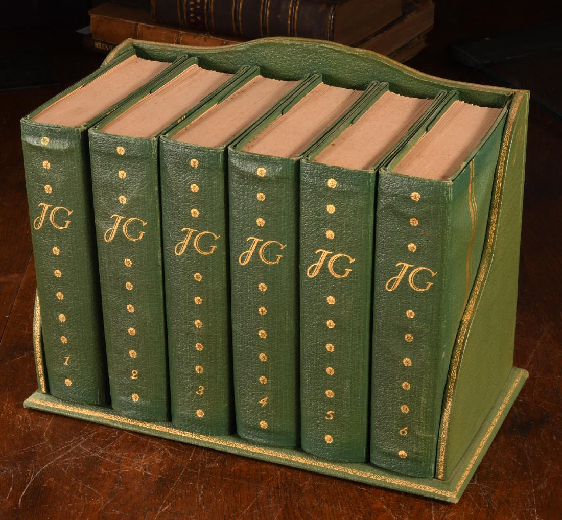 BOOKS: (6) Vols SIGNED Ltd Galsworthy Set 1929 (1 of 7)