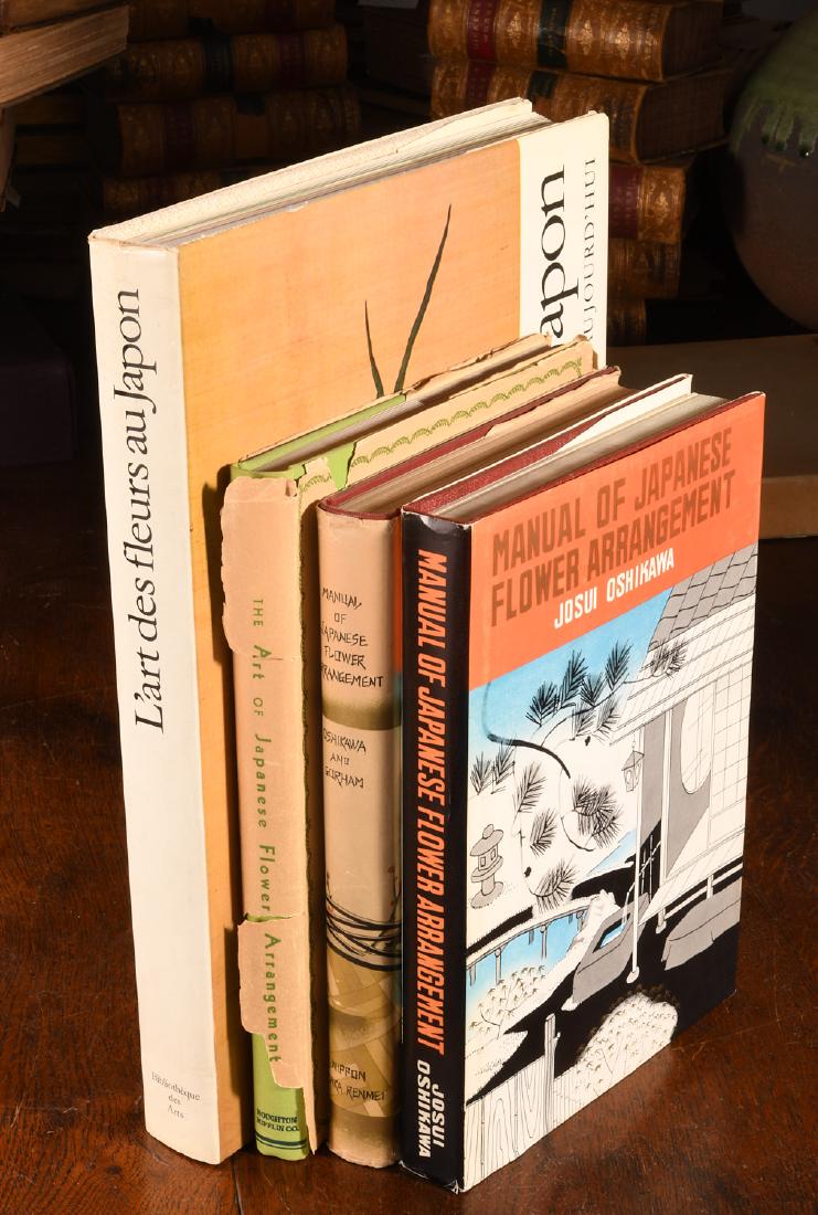 BOOKS: (4) Vols Japanese Flower Arrangement: BOOKS: (4) Vols Japanese Flower Arrangement, Four volumes on Japanese flower arrangements: 1. Josui Oshikawa and Hazel H. Gorham. Manual of Japanese Flower Arrangement. Nippon Bunka Renmei (Nippon Cul