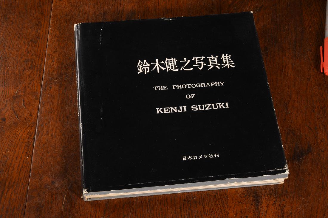 BOOKS: Photography of Kenji Suzuki 1973: BOOKS: Photography of Kenji Suzuki 1973, The Photography of Kenji Suzuki. Nippon Camera, Tokyo. c1973. Hardcover in jacket. 10 x 10 inches. 150 pages plus front matter in English and Japanese. 4 color