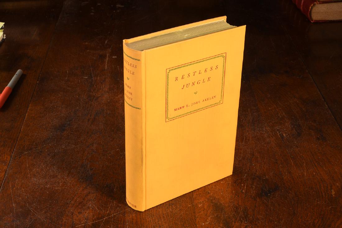 BOOKS: Akeley 1936 Restless Jungle SIGNED (1 of 7)