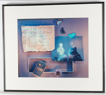 Olivia Parker, photograph: Olivia Parker, photograph, Olivia Parker (American, b. 1941), “Victorian Child Thinking", 1985, color photograph, labeled verso, 19.5"h x 23.5"w (sight), framed Provenance: American Express Coll