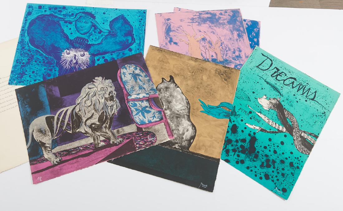 Peter Paone, (6) lithographs (1 of 10)