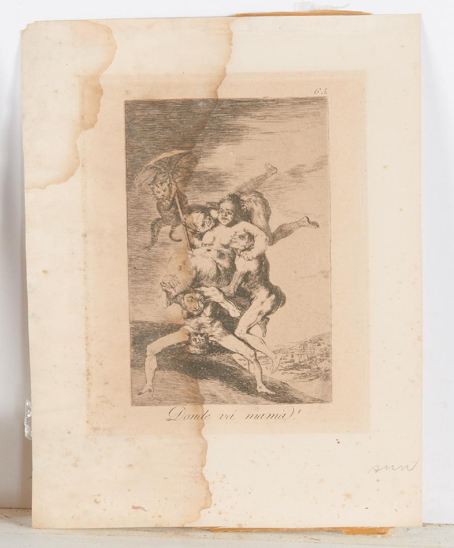 Francisco de Goya, etching (1 of 7)