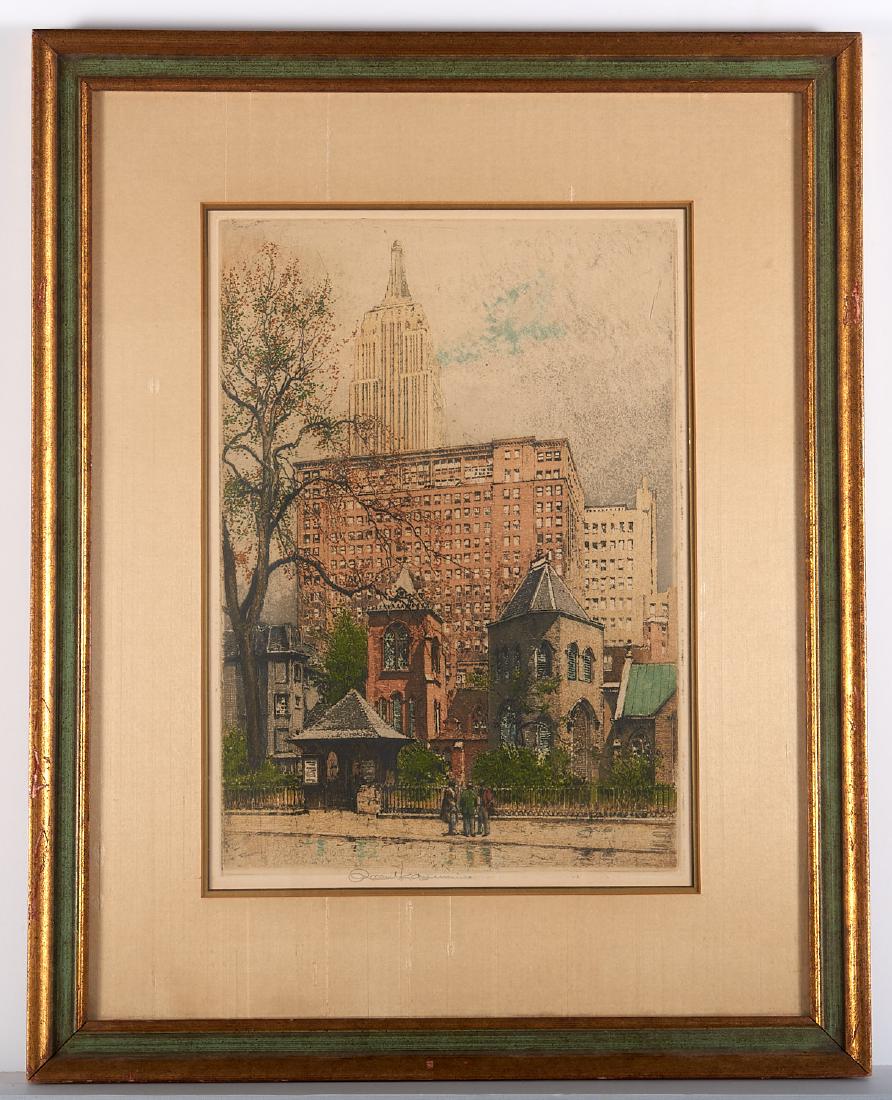 Robert Kasimir, etching (1 of 9)