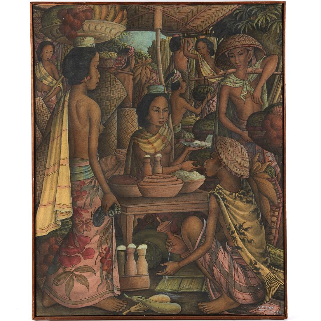 Nym (Nyoman) Sinom, painting (1 of 7)