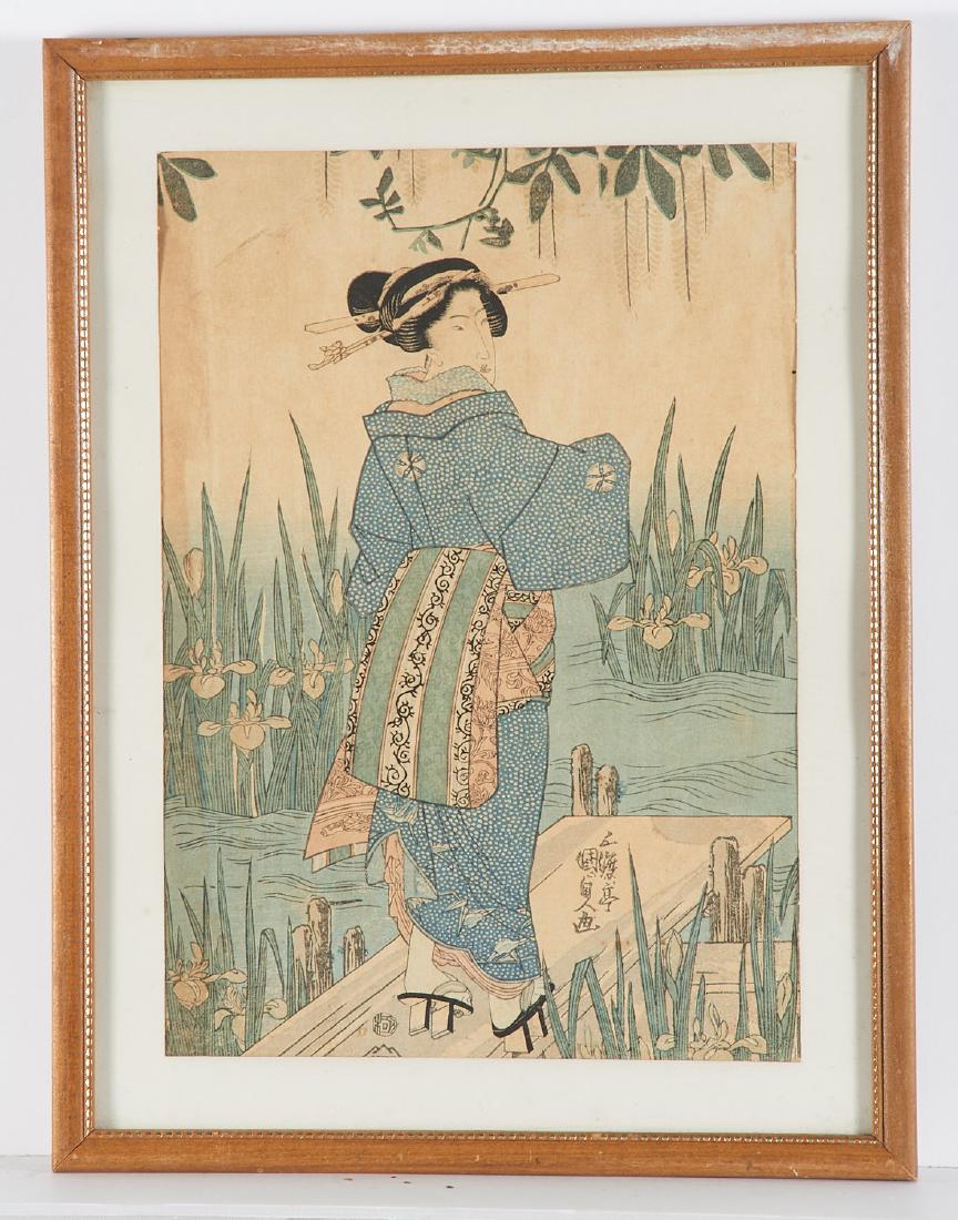 Attrib. to Utagawa Kunisada, woodblock print (1 of 7)