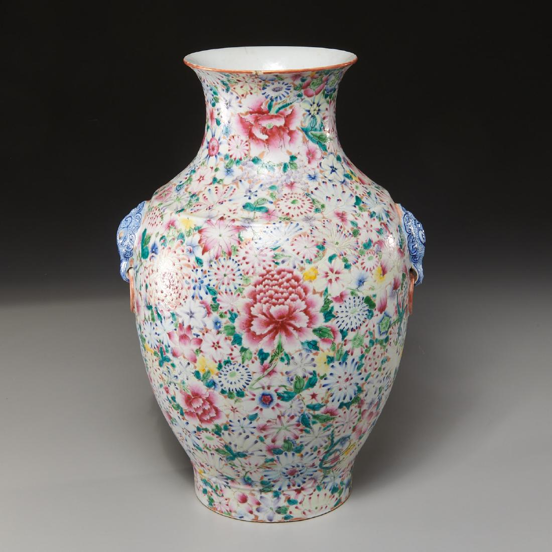 Chinese porcelain millefleurs vase (1 of 10)