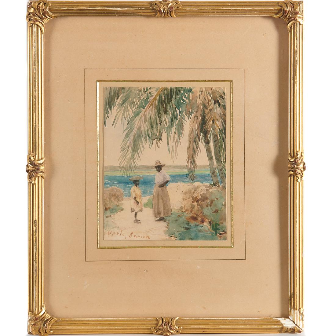 John La Farge, watercolor