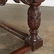 William & Mary carved oak refectory table - 5
