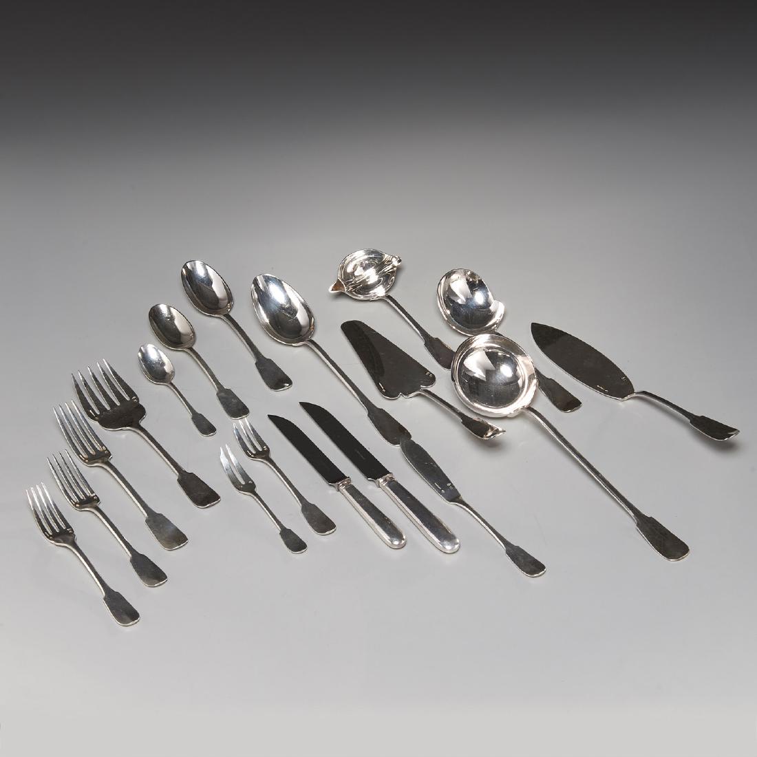 Cardeilhac (123) piece silver flatware service (1 of 10)